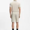 Slim-fit shorts in water-repellent stretch fabric