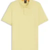 Slim-fit stretch-cotton polo shirt with logo patch
