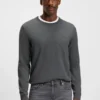 Slim-fit sweater in merino wool Slim-fit sweater in merino wool