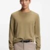 Slim-fit sweater in merino wool Slim-fit sweater in merino wool
