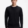 Slim-fit sweater in merino wool Slim-fit sweater in merino wool