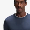 Slim-fit sweater in merino wool Slim-fit sweater in merino wool