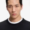 Slim-fit sweater in merino wool Slim-fit sweater in merino wool