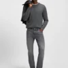 Slim-fit sweater in merino wool Slim-fit sweater in merino wool