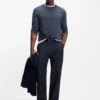 Slim-fit sweater in merino wool Slim-fit sweater in merino wool