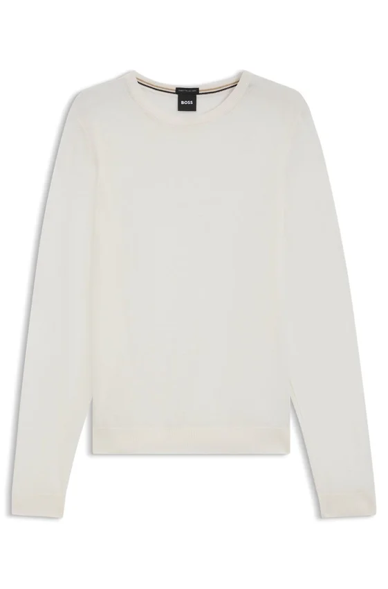 Slim-fit sweater in merino wool Slim-fit sweater in merino wool