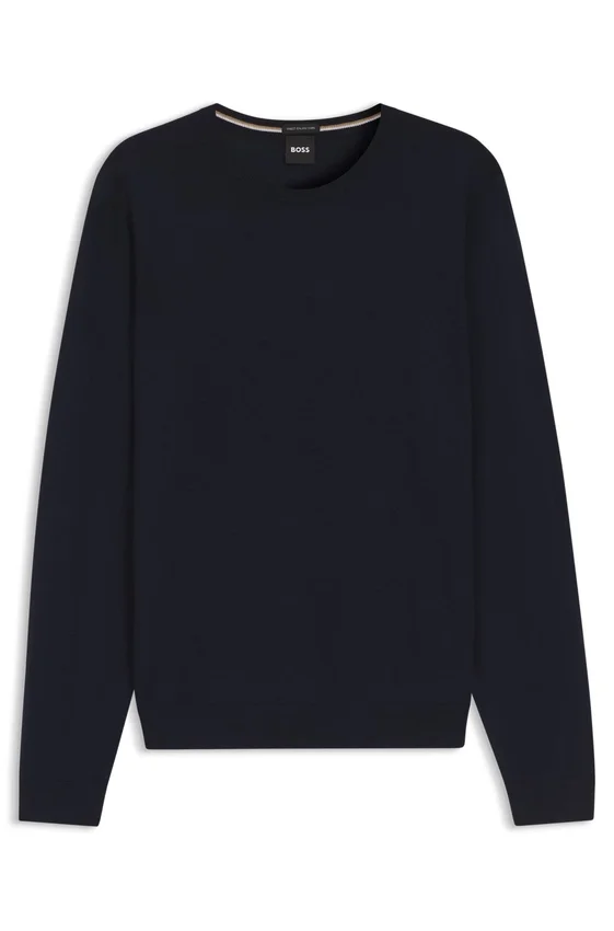 Slim-fit sweater in merino wool Slim-fit sweater in merino wool