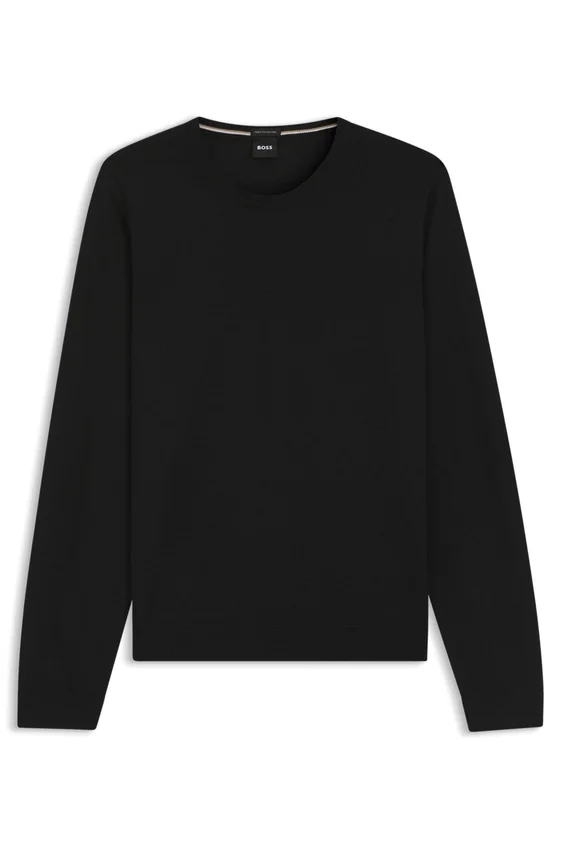 Slim-fit sweater in merino wool Slim-fit sweater in merino wool