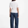 Slim-fit T-shirt in cotton, modal and silk