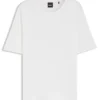 Slim-fit T-shirt in cotton, modal and silk