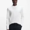 Slim-fit T-shirt in mercerised cotton