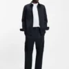 Slim-fit T-shirt in mercerised cotton