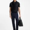 Slim-fit T-shirt in mercerized cotton