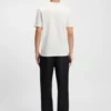 Slim-fit T-shirt with mercerised cotton