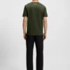 Slim-fit T-shirt with mercerised cotton