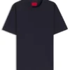 Slim-fit T-shirt with mercerised cotton