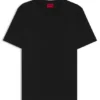 Slim-fit T-shirt with mercerised cotton