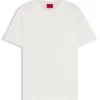 Slim-fit T-shirt with mercerised cotton
