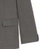 Slim-fit three-piece suit in stretch sharkskin