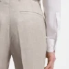 Slim-fit trousers in a linen blend Slim-fit trousers in a linen blend