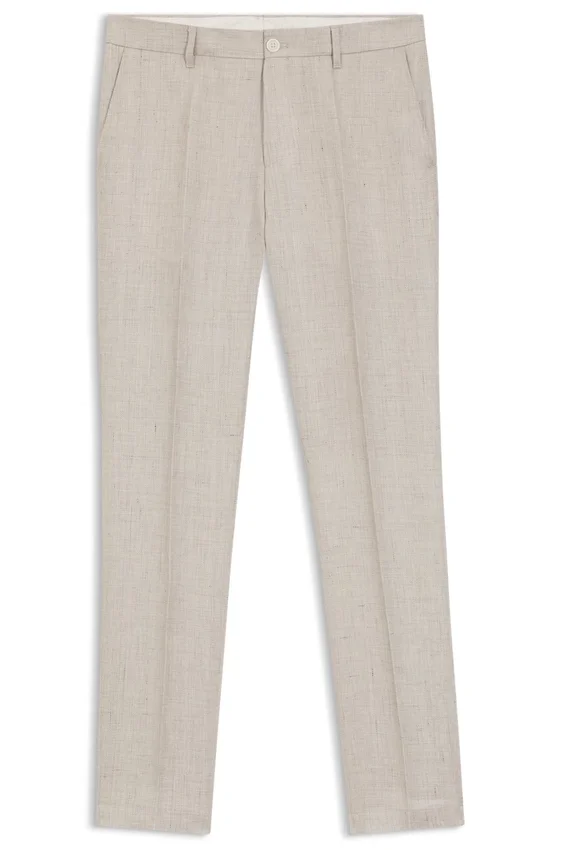 Slim-fit trousers in a linen blend Slim-fit trousers in a linen blend