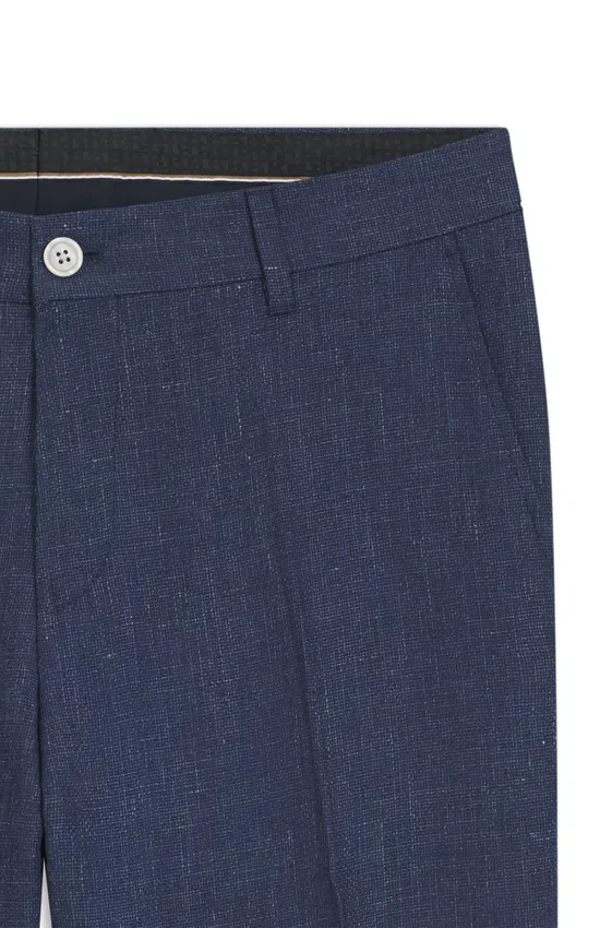 Slim-fit trousers in a linen blend Slim-fit trousers in a linen blend