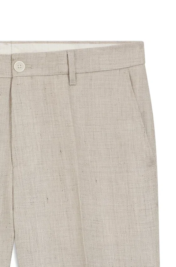 Slim-fit trousers in a linen blend Slim-fit trousers in a linen blend