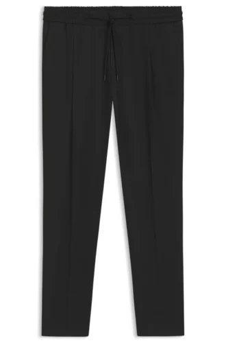 Slim-fit trousers in a wool blend