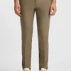 Slim-fit trousers in cotton-blend twill