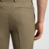 Slim-fit trousers in cotton-blend twill
