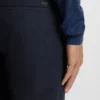 Slim-fit trousers in cotton-blend twill