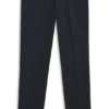 Slim-fit trousers in cotton-blend twill