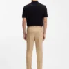 Slim-fit trousers in cotton, silk and stretch Slim-fit trousers in cotton, silk and stretch