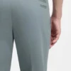 Slim-fit trousers in cotton, silk and stretch Slim-fit trousers in cotton, silk and stretch