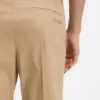 Slim-fit trousers in cotton, silk and stretch Slim-fit trousers in cotton, silk and stretch