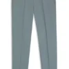 Slim-fit trousers in cotton, silk and stretch Slim-fit trousers in cotton, silk and stretch