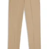 Slim-fit trousers in cotton, silk and stretch Slim-fit trousers in cotton, silk and stretch