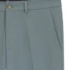 Slim-fit trousers in cotton, silk and stretch Slim-fit trousers in cotton, silk and stretch