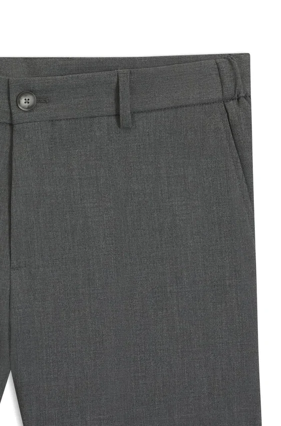 Slim-fit trousers in micro-patterned stretch fabric Slim-fit trousers in micro-patterned stretch fabric