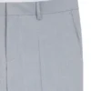 Slim-fit trousers in patterned stretch chiffon