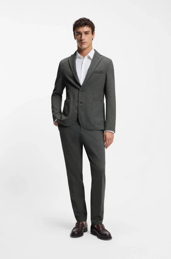 Slim-fit trousers in performance-stretch fabric Slim-fit trousers in performance-stretch fabric