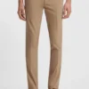 Slim-fit trousers in stretch cotton