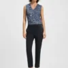 Slim-fit trousers in stretch cotton