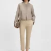 Slim-fit trousers in stretch cotton Slim-fit trousers in stretch cotton