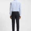Slim-fit trousers in stretch cotton