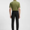 Slim-fit trousers in stretch cotton