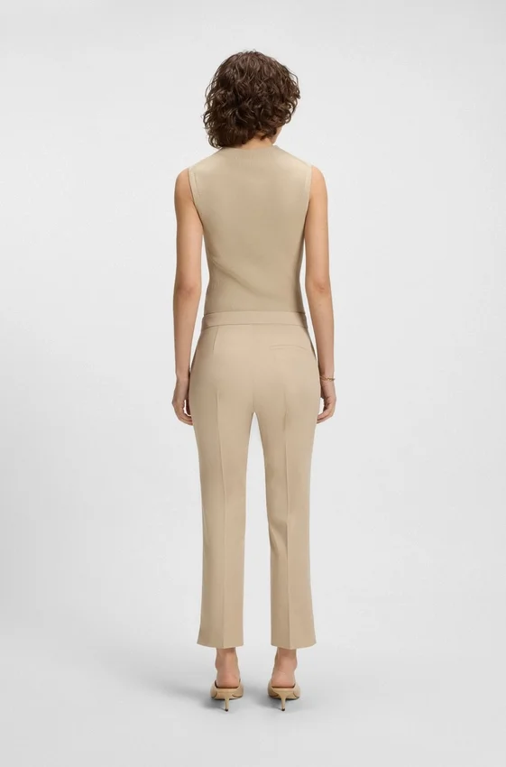 Slim-fit trousers in stretch cotton Slim-fit trousers in stretch cotton
