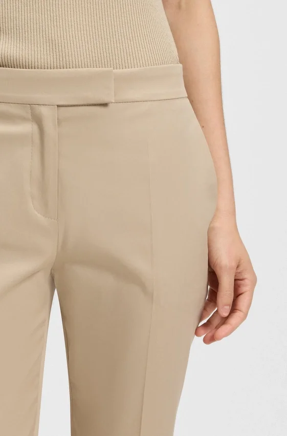 Slim-fit trousers in stretch cotton Slim-fit trousers in stretch cotton