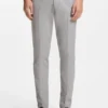 Slim-fit trousers in stretch-cotton dobby