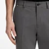 Slim-fit trousers in stretch-cotton dobby